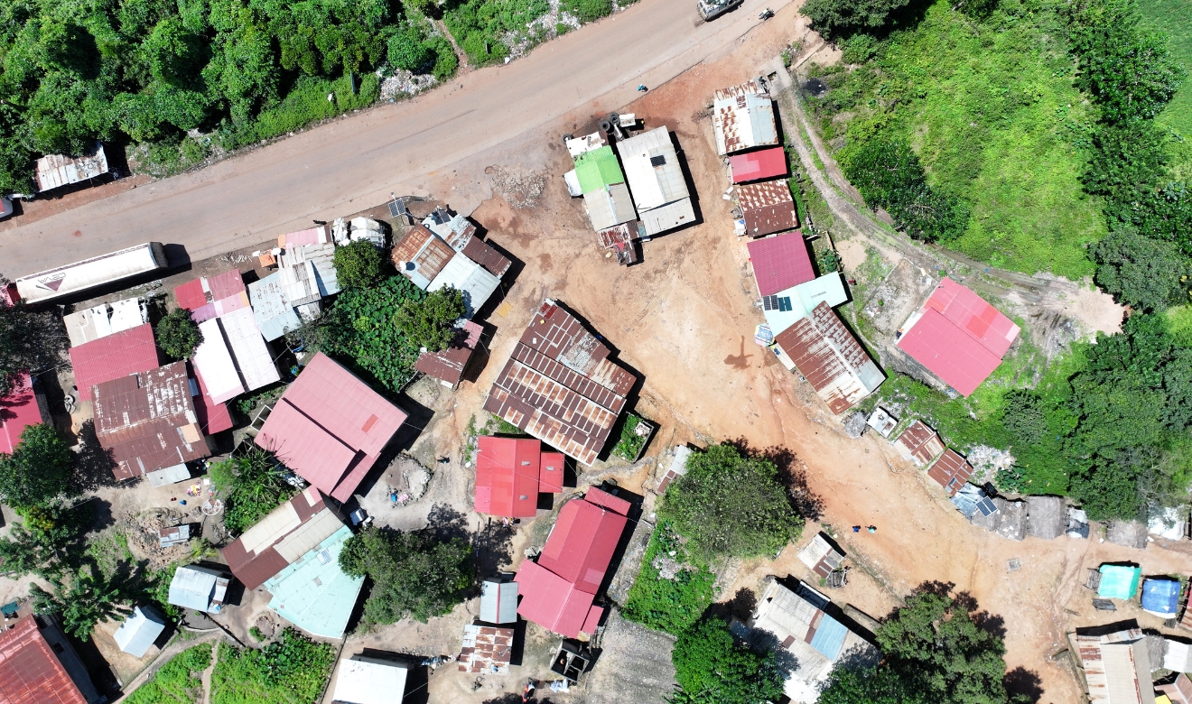 Drone Capture Of Settlement